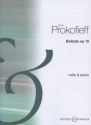 Ballade op. 15 f�r Violoncello und Klavier