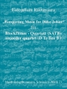 Banqueting Music for Duke Johan f�r 4 Blockfl�ten (SATB) Partitur