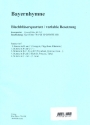Bayernhymne f�r 4 Blechbl�ser (Ensemble) Partitur und Stimmen