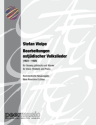 Bearbeitungen ostj�discher Volkslieder op.14 f�r Gesang (jiddisch) und Klavier