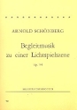 Begleitmusik zu einer Lichtspielszene op.34 f�r Orchester Studienpartitur