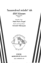 Besame Mucho (Tausendmal m�cht' ich dich k�ssen) f�r Gesang und Klavier (sp/dt) Einzelausgabe