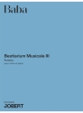 Bestiarium Musicale III violon et piano