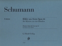 Bilder aus Osten op.66 f�r Klavier zu 4 H�nden Spielpartitur