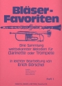 Bl�ser-Favoriten Band 1 f�r Klarinette oder Trompete Klavierbegleitung