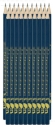 Bleistift 9. Symphonie normale Rundform ohne Radiergummi, blau Verpackungseinheit (Box) enth�lt 100 Exemplare