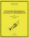 BOUCHE Robert / ROBERT Jacques Etudes m�lodiques faciles et progressives (20) Vol.1 trompette Partition