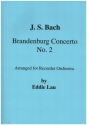 Brandenburg Concerto no.2 for recorder orchestra score and parts