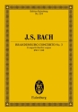 Brandenburgisches Konzert Nr.3 G-Dur BWV1048 f�r Streichorchester Studienpartitur