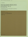 Brandenburgisches Konzert Nr.6 BWV1051 f�r 2 Altblockfl�ten und Klavier Partitur und Spielpartitur