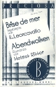 Brise de Mer  und Abendwolken: f�r Salonorchester