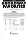 Broadway Favorites: for concert band conductor (score)