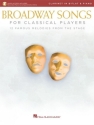 Broadway Songs (+Online Audio) for clarinet and piano