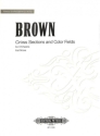 Brown, Earle Cross Sections and Color Fields f�r Orchester Partitur