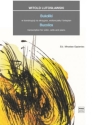 Bucolics for violin, violoncello and piano score and parts