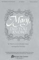Buddy Greene_Mark Lowry, Mary, Did You Know? SATB Chorpartitur