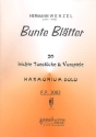 Bunte Bl�tter f�r Harmonium