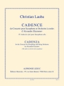 Cadence du concerto pour saxophone et orchestre � cordes d'A. Glasunow