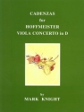 Cadenzas for Hoffmeister Viola Concerto in D for viola solo