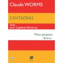 Cantaoras - Moto perpetuo pour 2 guitares flamencas parties