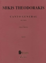 Canto general f�r Mezzosopran, Ba�bariton, gem Chor und 15 Instrumente Partitur (Klavierauszug)