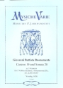 Canzon 19   und  Sonata 20 f�r 2 Violinen (Zinken), 3 Posaunen und Bc Partitur und Stimmen (Bc nicht ausgesetzt)