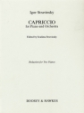 Capriccio f�r Klavier und Orchester f�r 2 Klaviere Spielpartitur