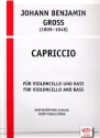 Capriccio f�r Violoncello und Kontrabass 2 Spielpartituren