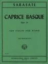 Caprice basque op.24 for violin and piano