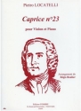 Caprice no.23 pour violon et piano Boulier, R., arr.