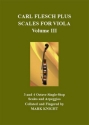 Carl Flesch plus Scales  for Viola vol.3 for viola