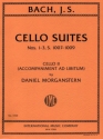 Cello Suites nos.1-3 BWV1007-1009 for cello cello 2 (as accompaniment ad lib)