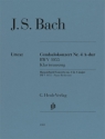 Cembalokonzert A-Dur Nr. 4  BWV 1055 f�r Cembalo und Orchester Klavierauszug