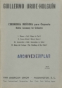 Ceremonia indigena for orchestra study score
