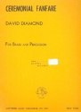 Ceremonial Fanfare for brass and percussion Set of parts