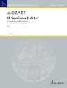 Ch'io mi scordi di te? KV 505 f�r Sopran, Klavier und Streichquartett Partitur und Stimmen