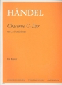 Chaconne G-Dur mit 21 Variationen f�r Klavier