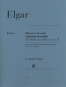 Chanson de nuit, Chanson de matin op.15 f�r Violine und Klavier