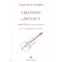 Chanson de Renaut pour violon et piano (niveau debutants)
