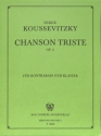 Chanson triste op.2 f�r Kontraba� und Klavier