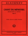 Chant du m�nestrel op.71 for cello and piano