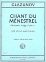 Chant du m�nestrel op.71 for cello and piano