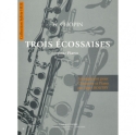 CHOPIN Fr�d�ric / BOUTRY Roger Ecossaises pour piano (3) clarinette et piano Partition