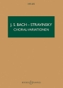 Choral-Variationen HPS 695 f�r gemischter Chor und Orchester Studienpartitur