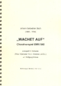 Choralvorspiel Wachet auf ruft uns die Stimme BWV645 f�r Kammerorchester Partitur