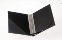 Chormappe Starfolder Classic 25x33cm schwarz, mit Scharnier, 10 Kordeln, Handschlaufe