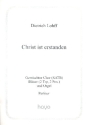Christ ist erstanden f�r gem Chor, 2 Trompeten, Posaune und Orgel Partitur