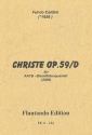 Christe op.59d f�r 4 Blockfl�ten (AATB) Partitur und Stimmen