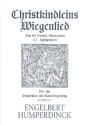 Christkindleins Wiegenlied f�r Gesang und Klavier
