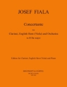 Concertante in B f�r Klarinette, Englischhorn (Viola) und Orchester Klavierauszug